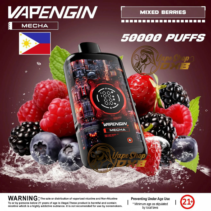 Vapengin Mecha 50000 Puffs Disposable Vape Kit | Dubai UAE