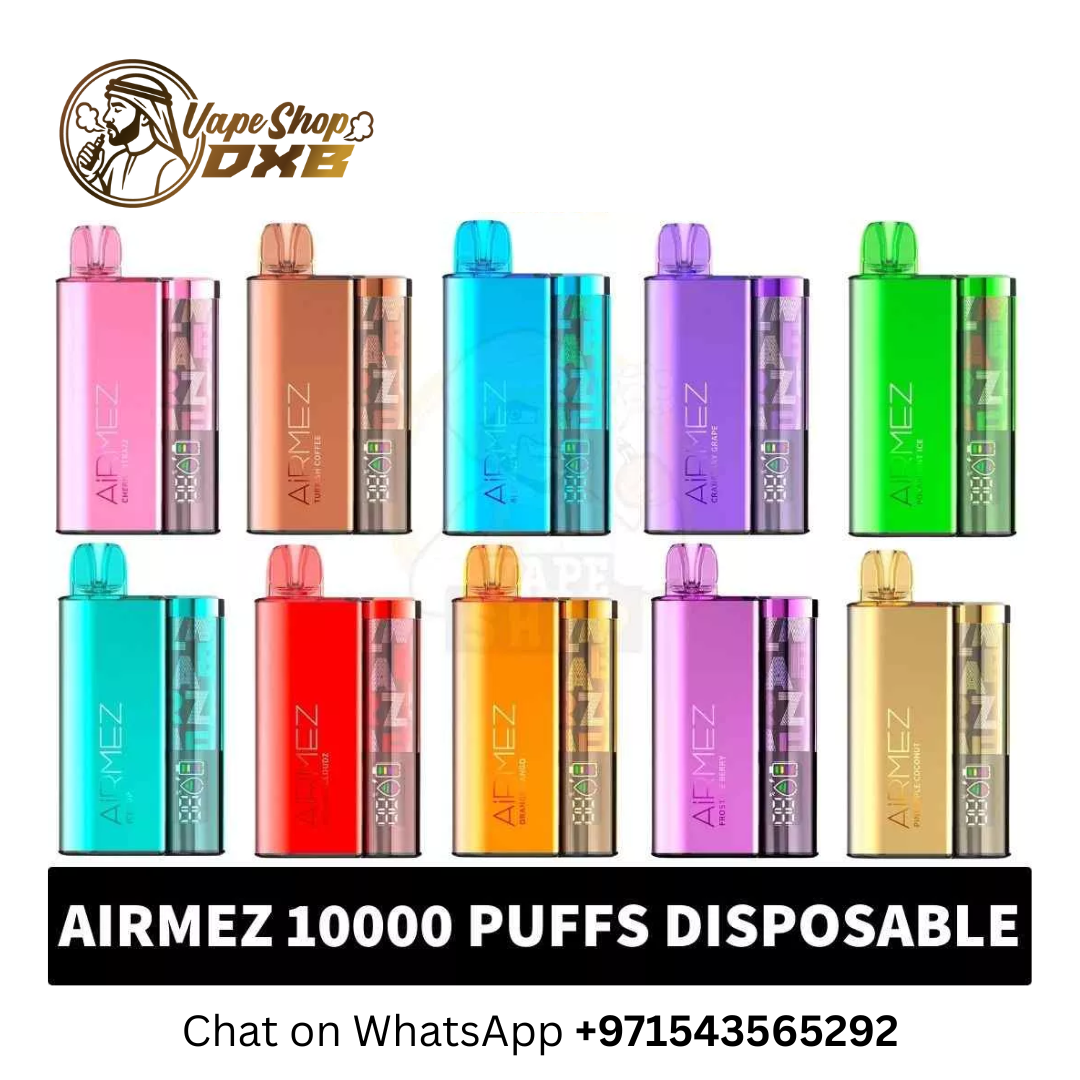 AiRMEZ 10000 Puffs 50mg Rechargeable Disposable Vape Dubai UAE

