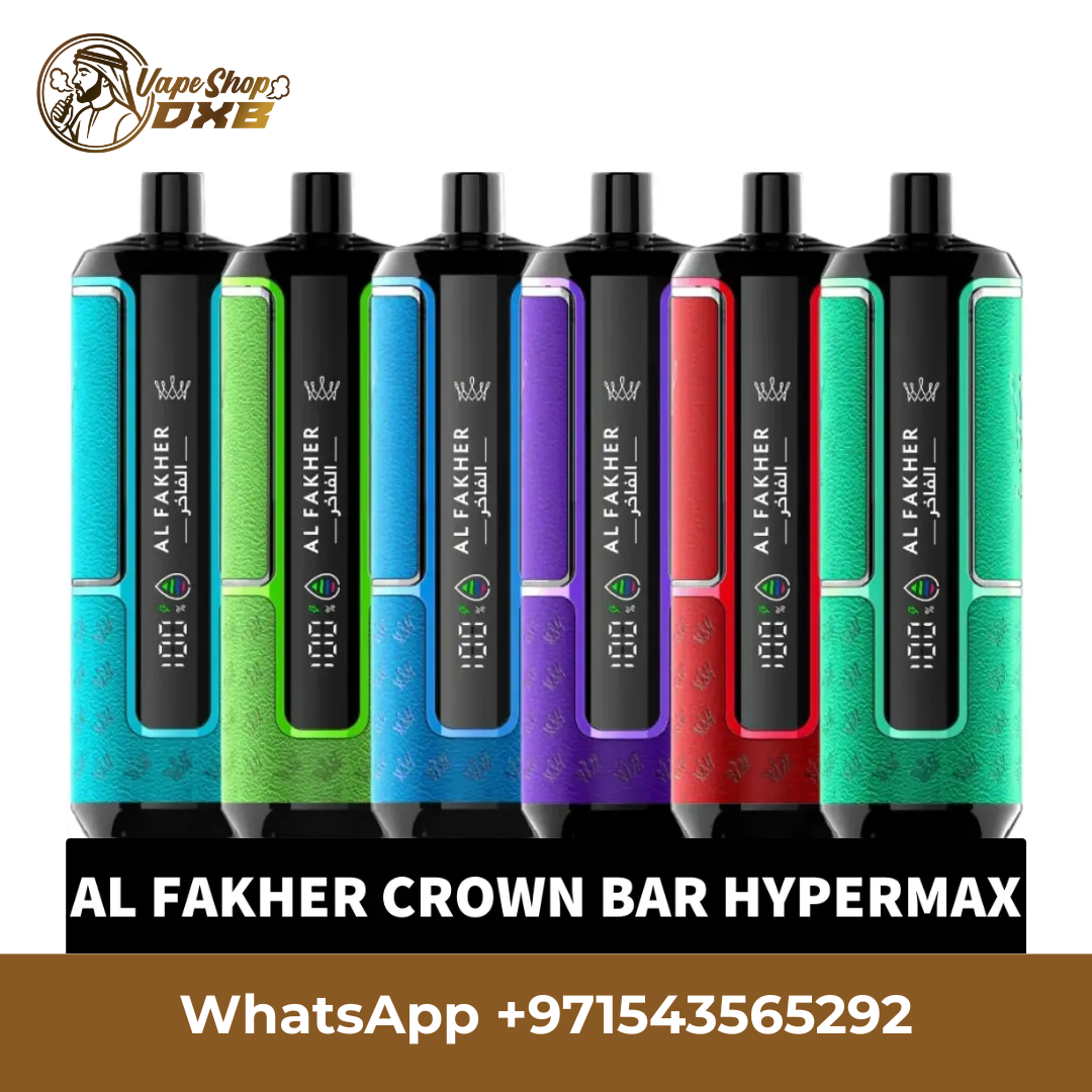 Al Fakher Crown Bar Hypermax 15000 Puffs 0.6MG | Rechargeable Vape Dubai