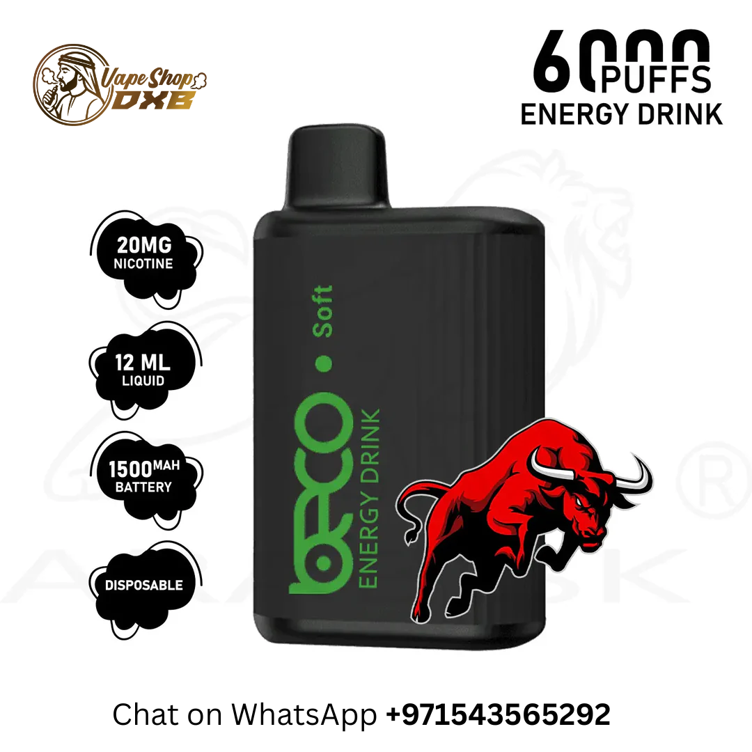 BECO Soft 6000 Puffs Vape 20MG – Long Lasting Disposable in Dubai