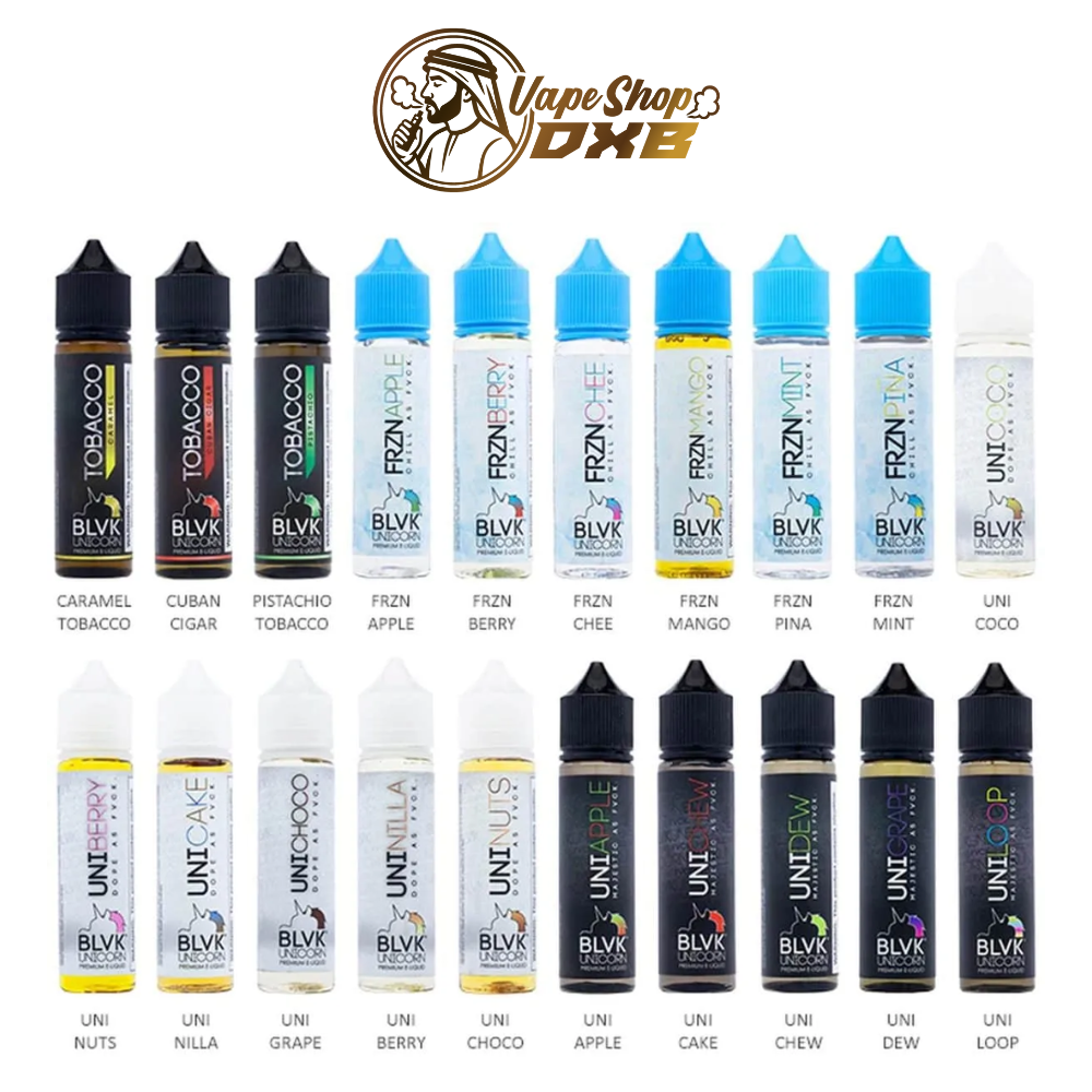 BLVK Unicorn 60ml 3mg Premium E-Liquid – Vape Juice Dubai UAE