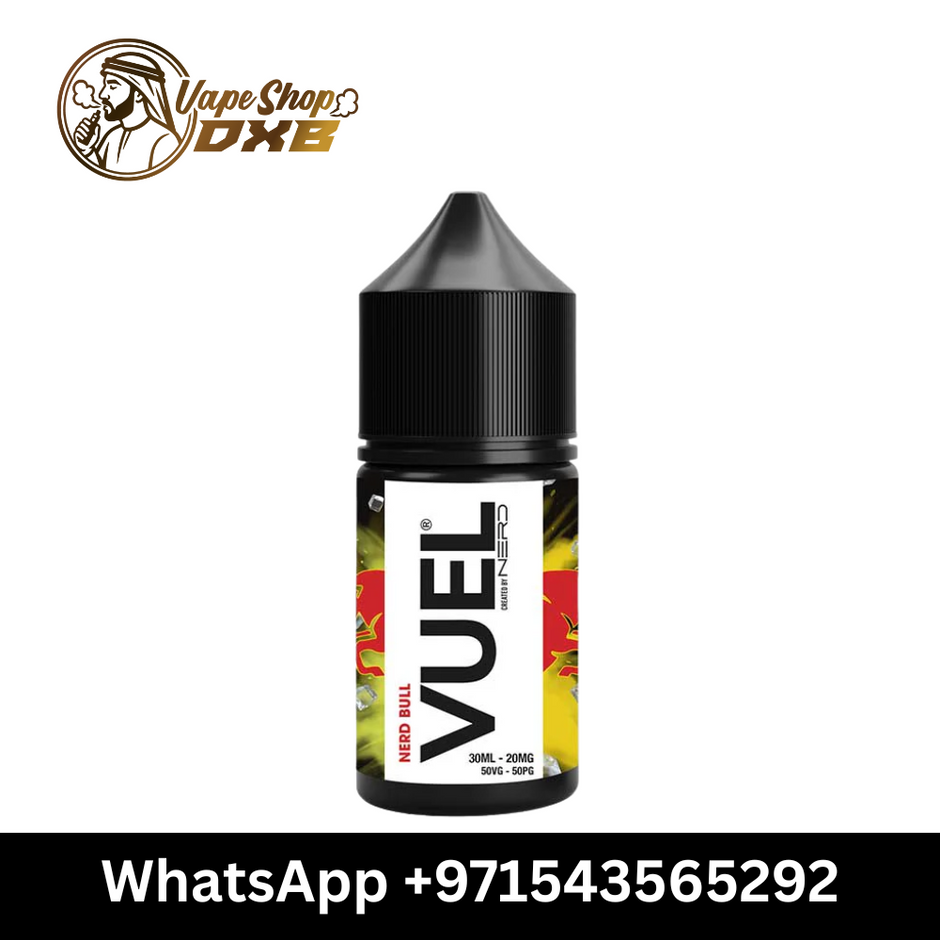 Vuel Nerd Salt Nicotine 30ml E-Liquid  20mg & 50mg in Dubai UAE  Vape  Shop DXB