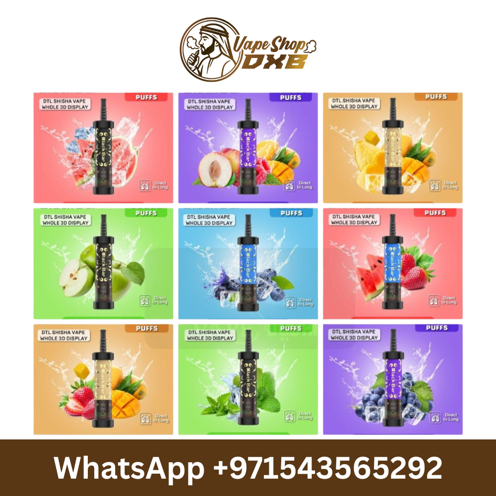 Black Bar 50000 Puffs Vape | DTL Shisha with 3D Display in Dubai
