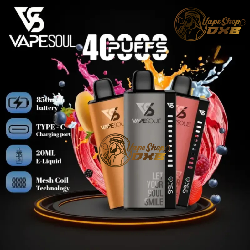 Buy Vapesoul 40K Puffs Disposable Vape  Dubai UAE