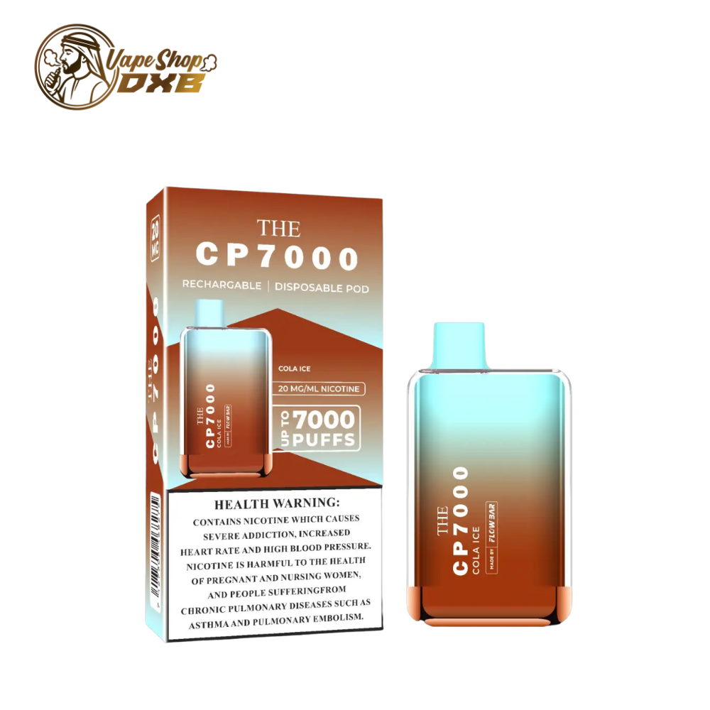 CP7000 Disposable Vape 7000 Puffs 20MG – Rechargeable in Dubai