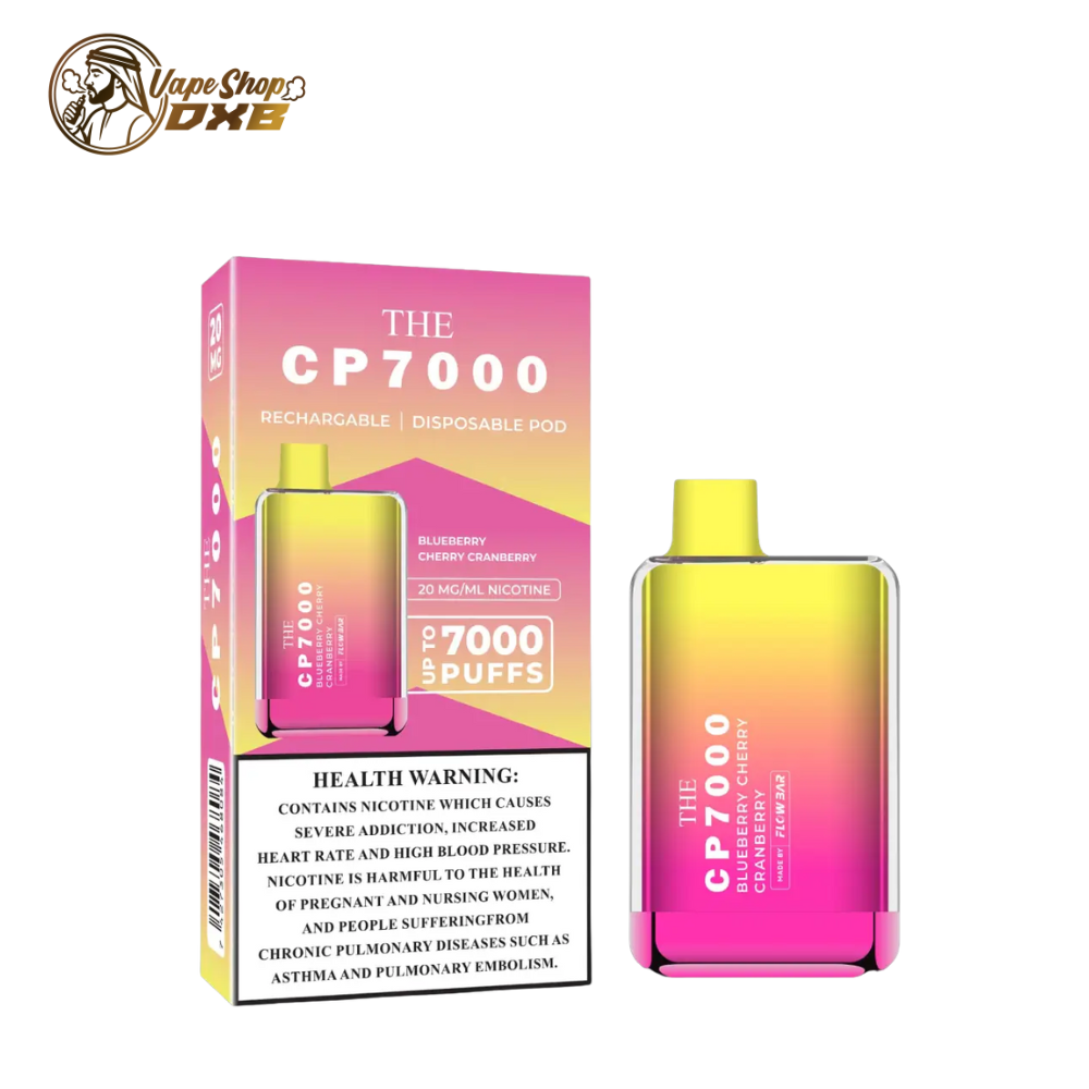 CP7000 Disposable Vape 7000 Puffs 20MG – Rechargeable in Dubai