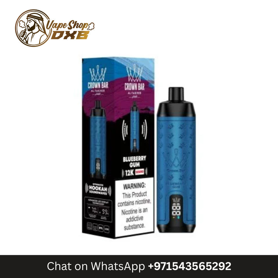 CROWN BAR AL FAKHER 12000 Puffs 0.5mg Disposable Vape Dubai UAE