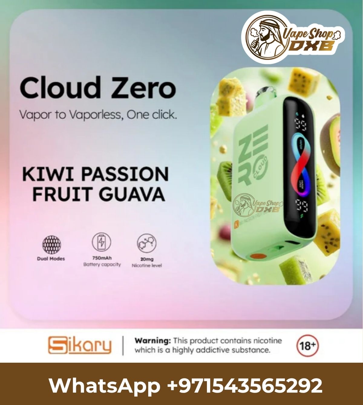 Cloud Zero 20000 Puffs Disposable Vape | Buy Online in Dubai UAE