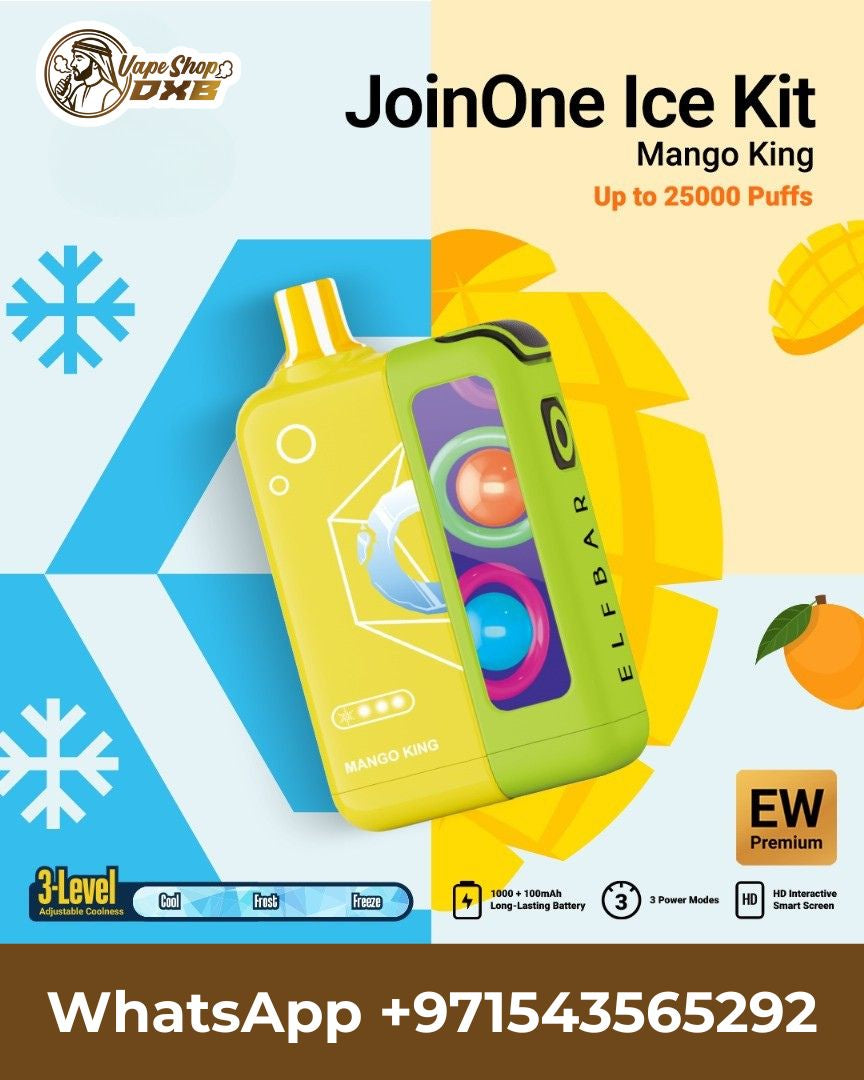 ELF BAR JoinOne Ice Kit 25000 Puffs Disposable Vape | Vape Dubai