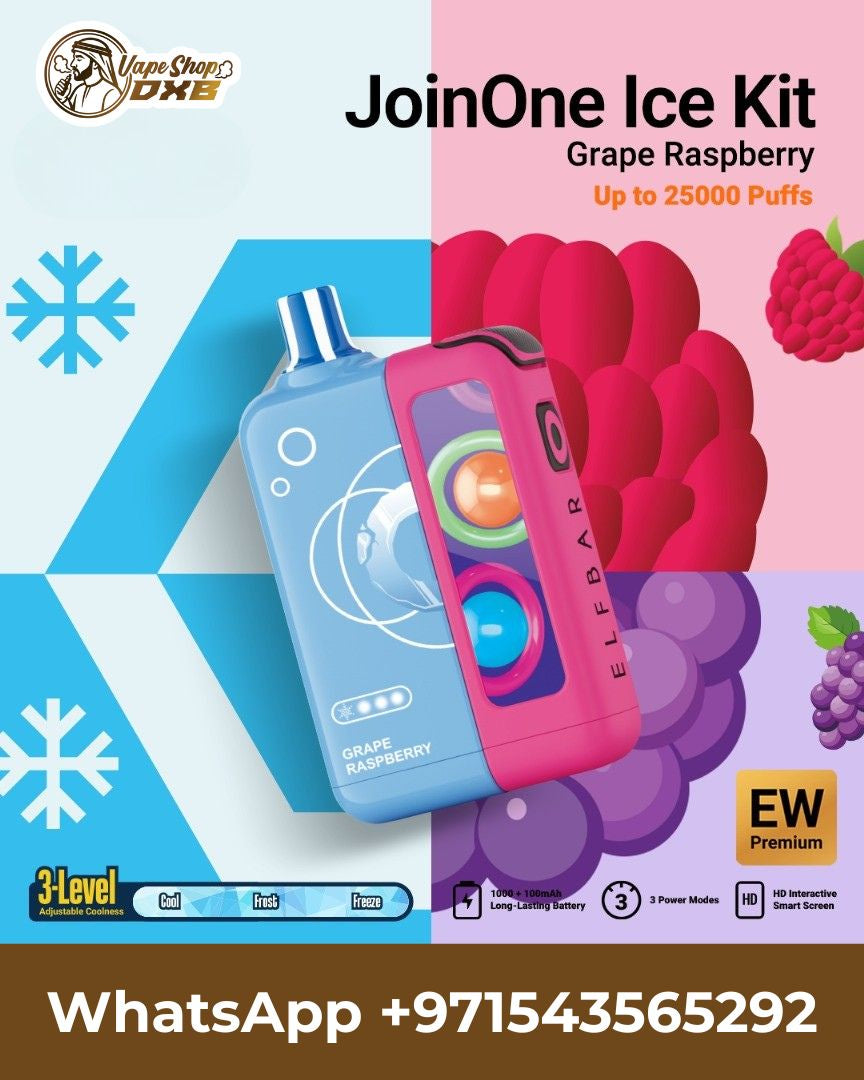 ELF BAR JoinOne Ice Kit 25000 Puffs Disposable Vape | Vape Dubai