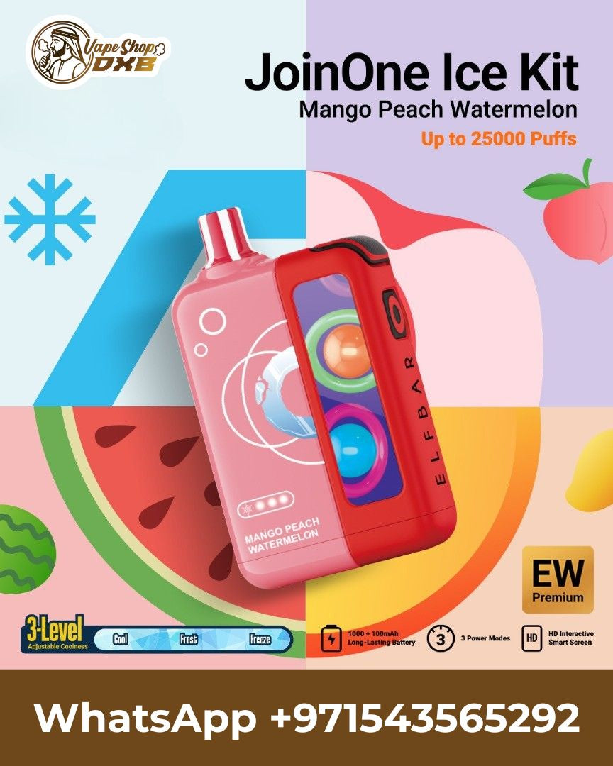 ELF BAR JoinOne Ice Kit 25000 Puffs Disposable Vape | Vape Dubai