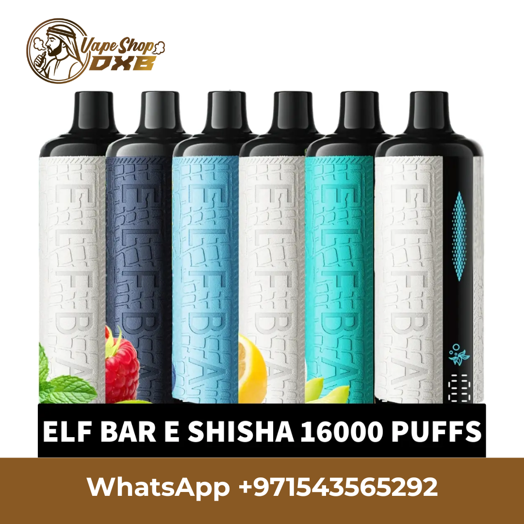 ELF BAR Shisha 16000 Puffs Vape 0.5% – Mega Cloud DTL in Dubai