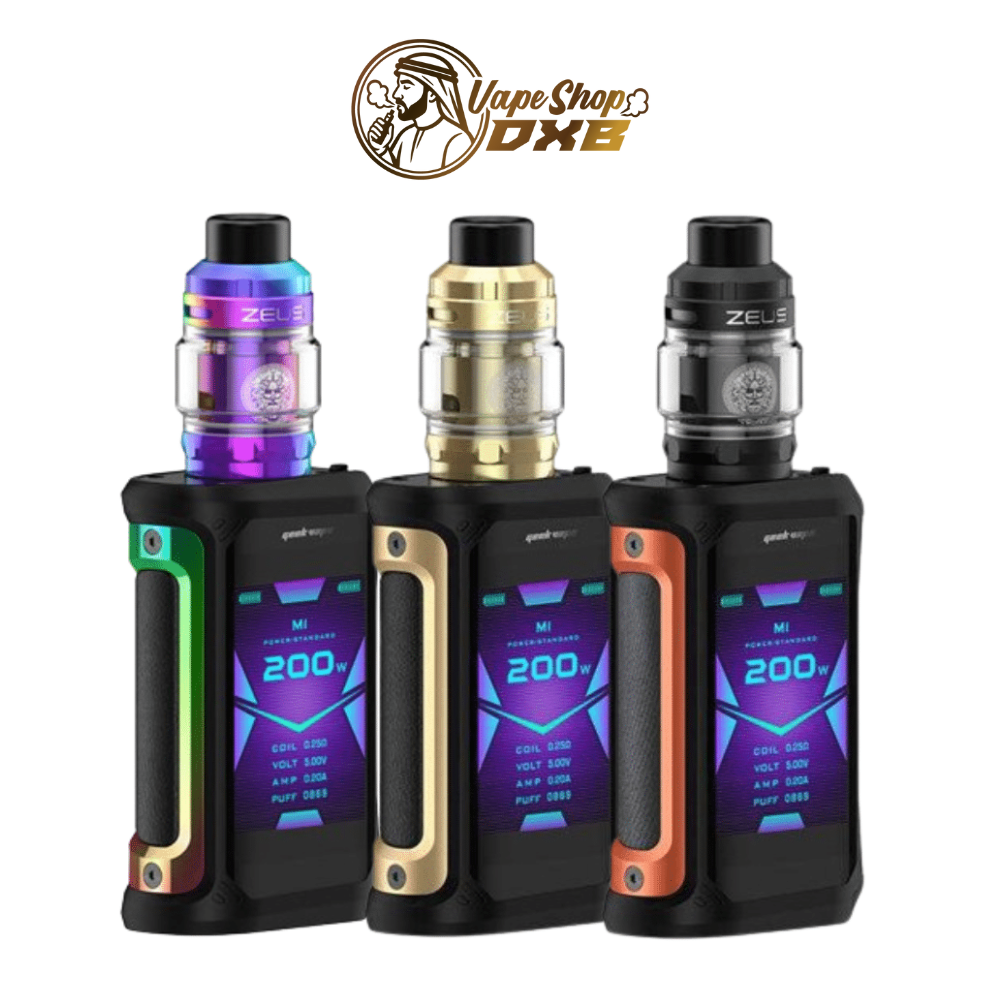 Geek Vape Aegis X Zeus 200W Dual Battery Kit – Dubai, UAE