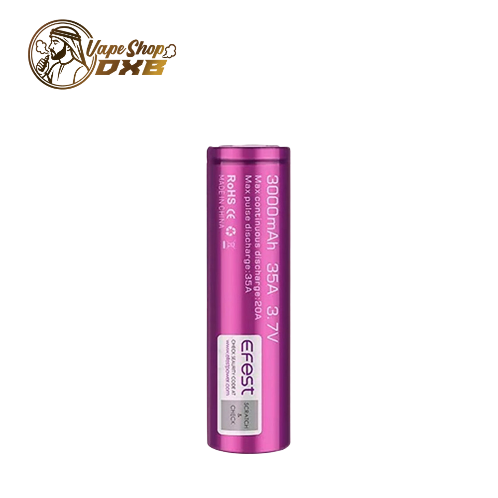 Efest IMR 18650 3000mAh Battery – 35A High Drain Vape Power UAE