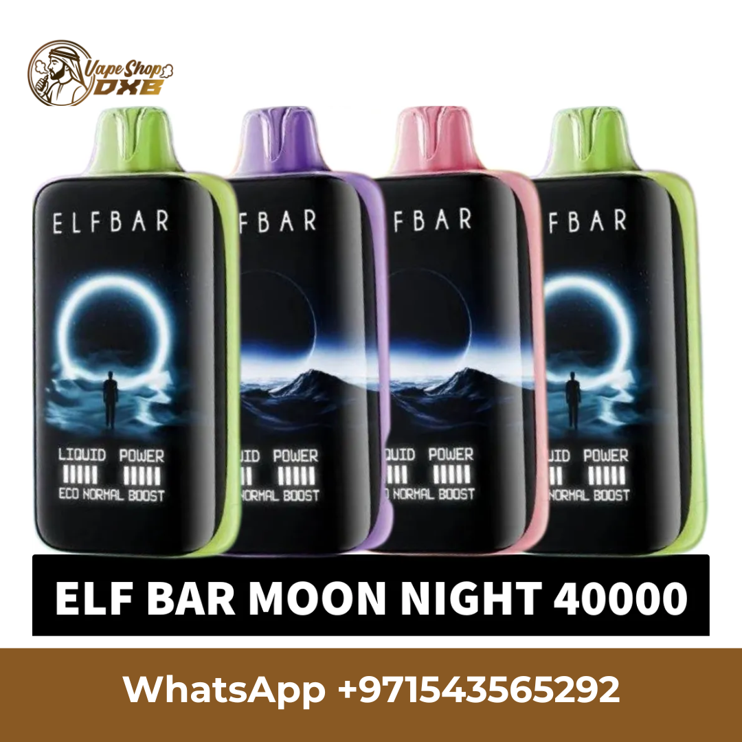 Elf Bar Moon Night 40000 Puffs 50mg – Adjustable Power Vape Dubai