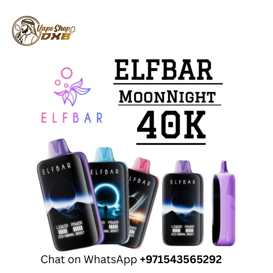 Elf Bar Moon Night 40000 Puffs 50mg – Adjustable Power Vape Dubai