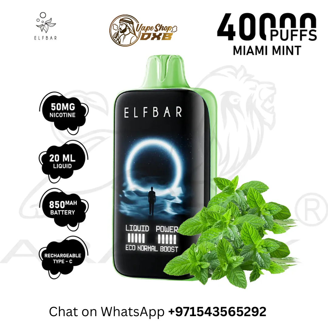 Elf Bar Moon Night 40000 Puffs 50mg – Adjustable Power Vape Dubai
