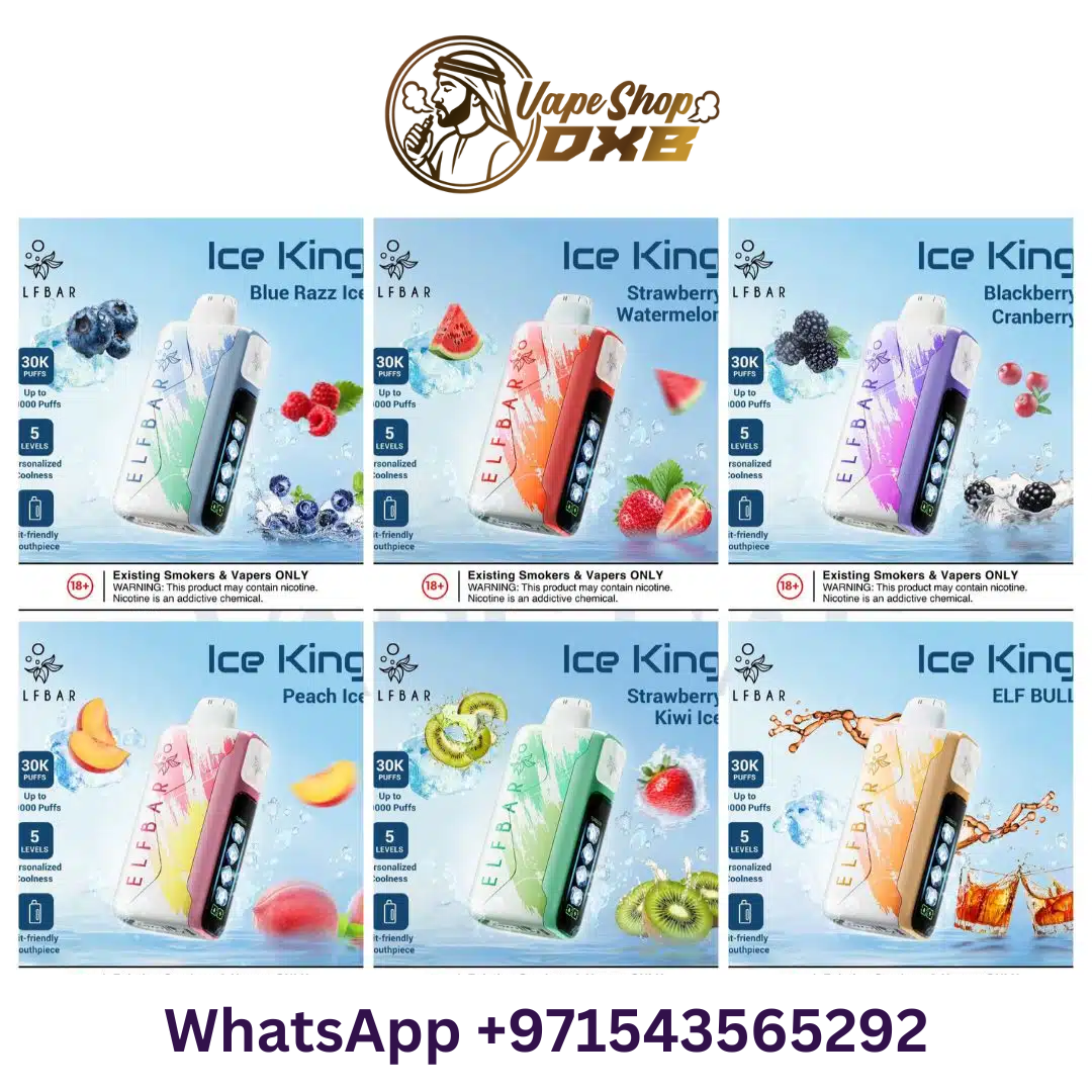 Elf Bar Ice King 30000 Puffs 50mg Adjustable Vape in Dubai UAE