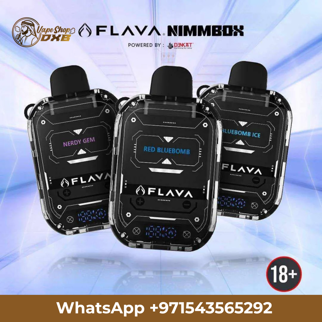 Flava Nimmbox 10000 Puffs 30mg Vape – Mesh Coil & Display Screen Dubai