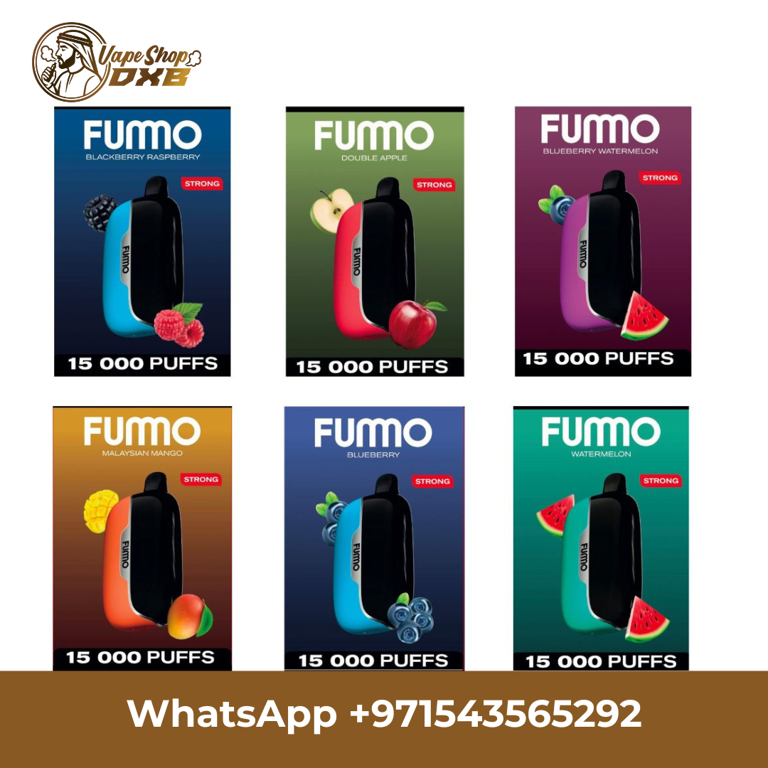 Fummo Power 15000 Puffs Vape 20MG – Non-Rechargeable, Dubai
