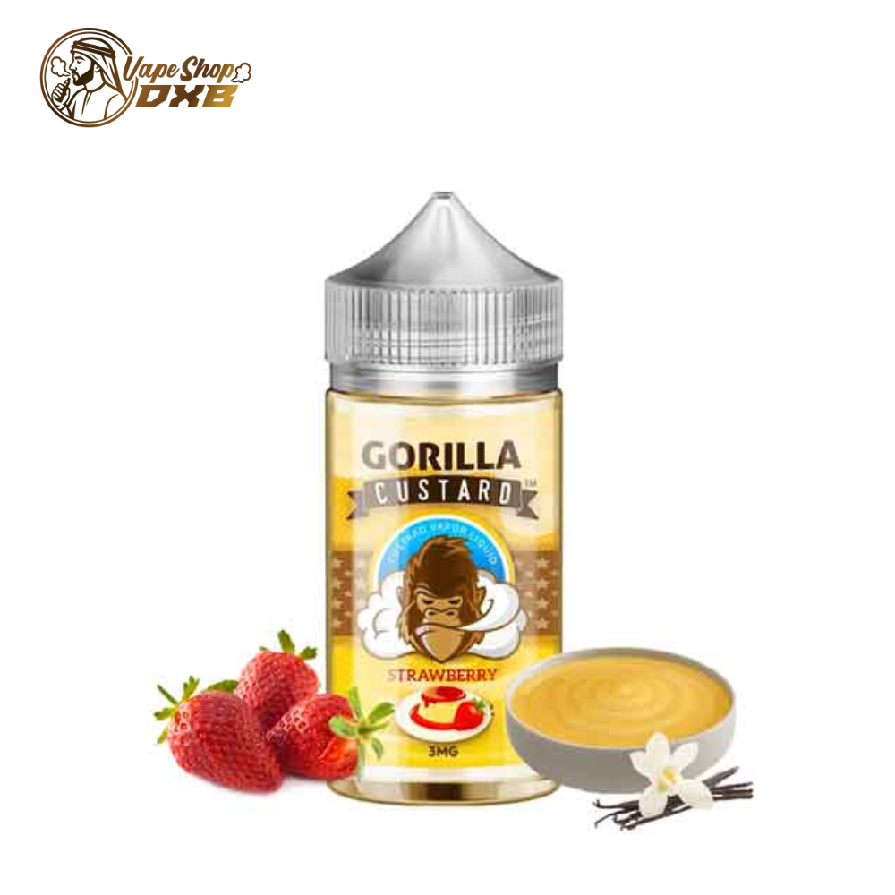 GORILLA CUSTARD Salt Nic 30ml Vape Juice 30mg/50mg - Dubai UAE