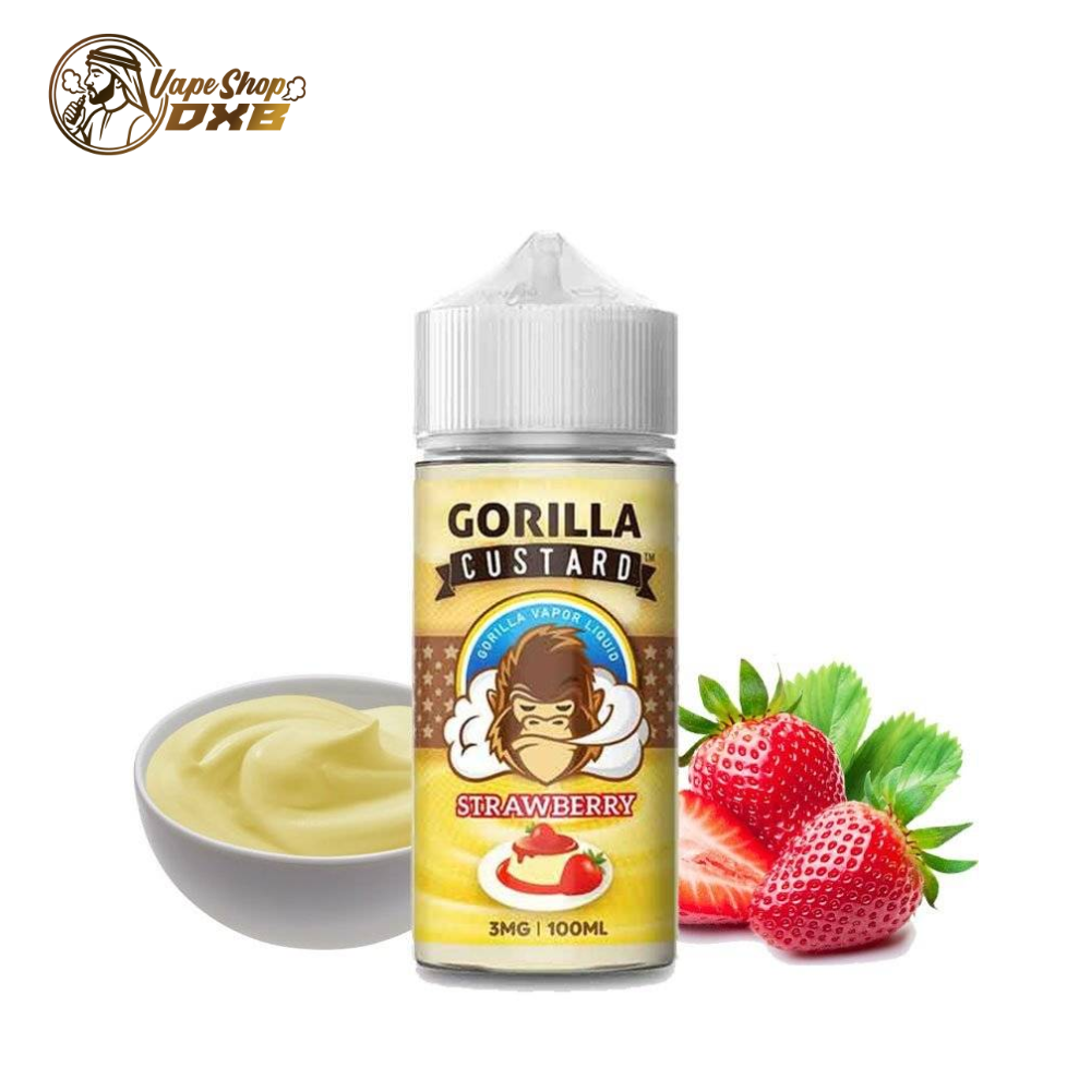 GORILLA CUSTARD Salt Nic 30ml Vape Juice 30mg/50mg - Dubai UAE