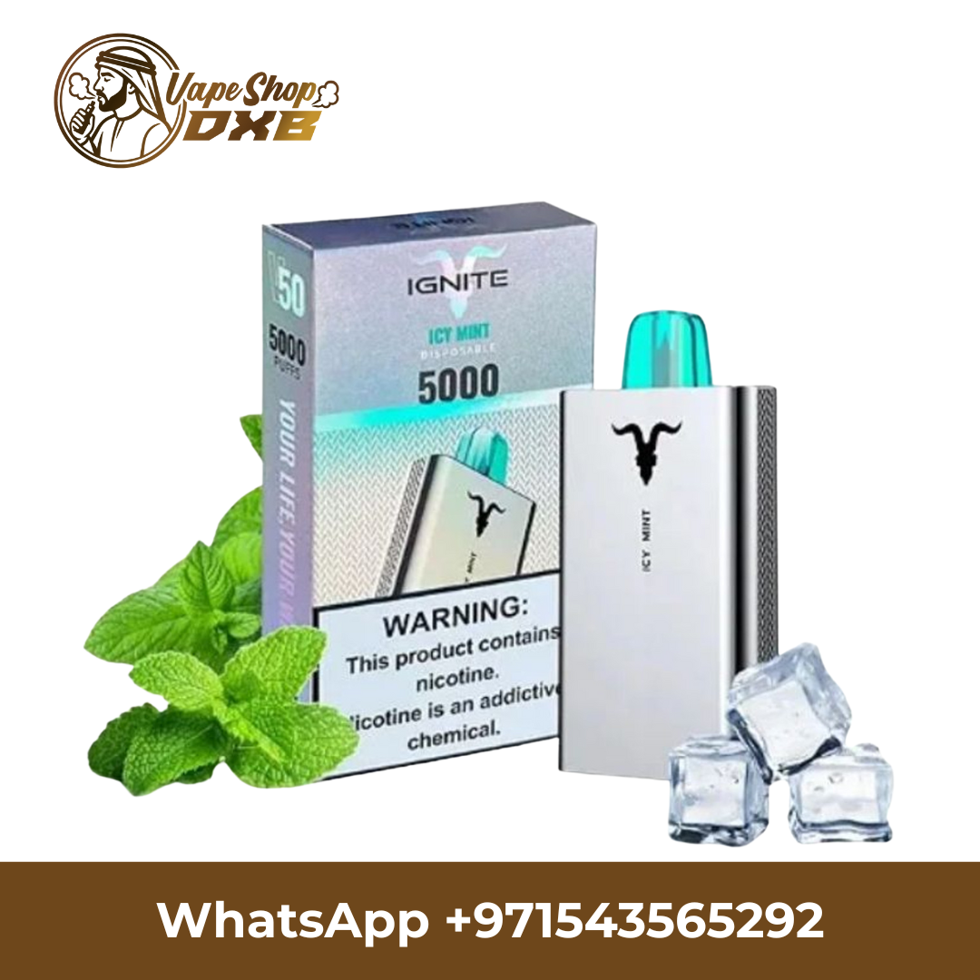 IGNITE V50 Disposable Vape 5000 Puffs 20mg Nicotine in Dubai