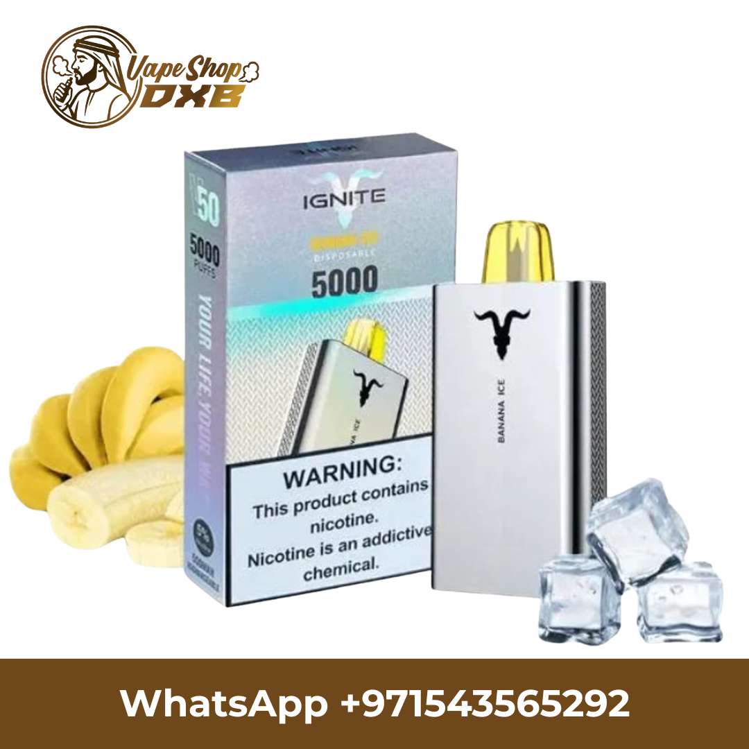 IGNITE V50 Disposable Vape 5000 Puffs 20mg Nicotine in Dubai