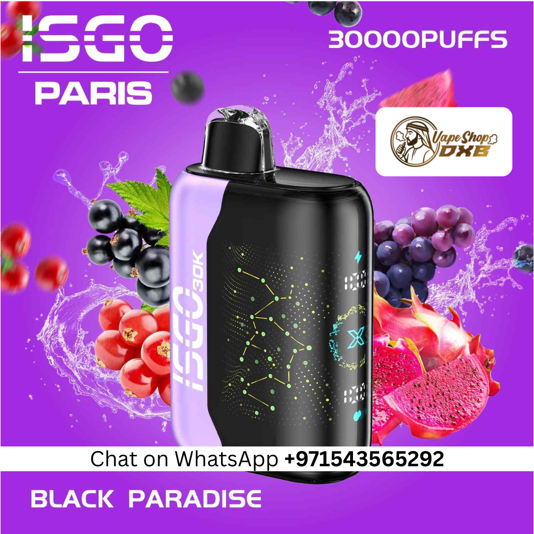 ISGO Bar Paris X 30000 Puffs 50MG Disposable Vape – Dubai