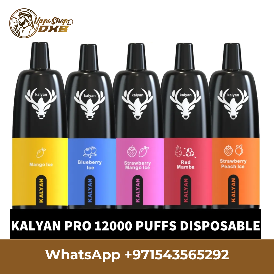 KALYAN Pro 12000 Puffs Vape 50MG – Rechargeable Disposable in UAE