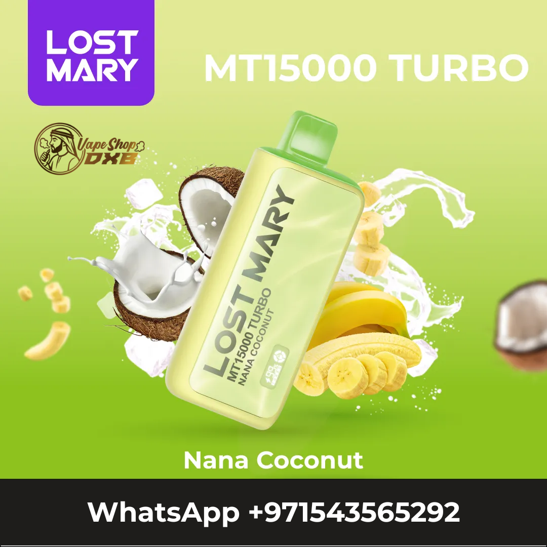 LOST MARY MT15000 Turbo 5% Disposable Vape – 15000 Puffs Dubai UAE
