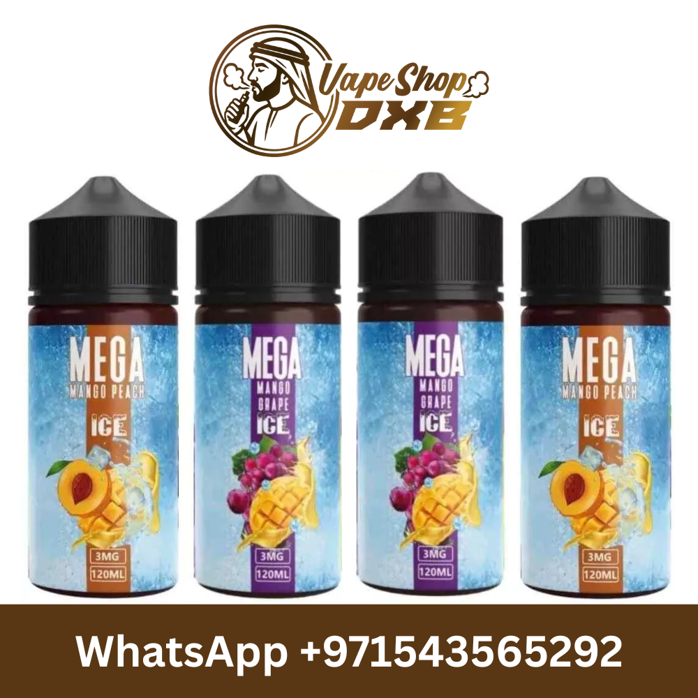 MEGA 120ml Vape Juice 3mg E-Liquid – Premium Flavors Dubai UAE