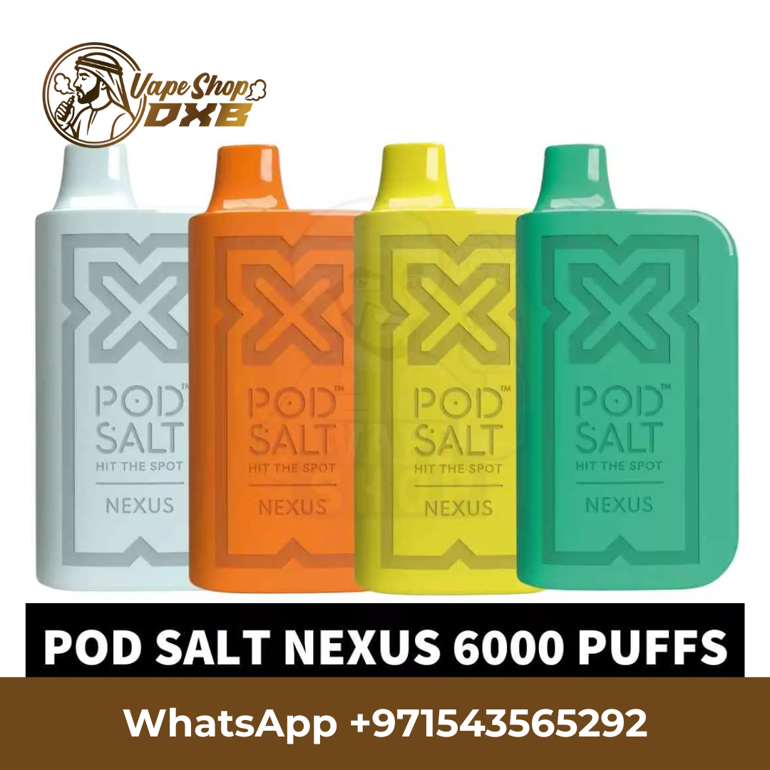 POD SALT Nexus 6000 Puffs 20mg Rechargeable Disposable Vape Dubai

