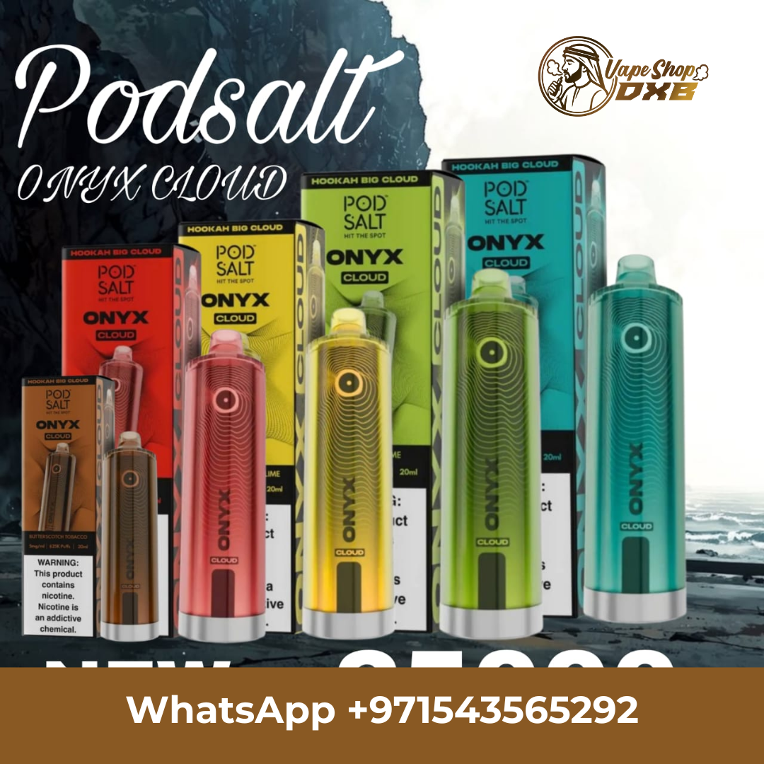 POD SALT Onyx Cloud 25000 Puffs 5MG Vape – Premium in Dubai