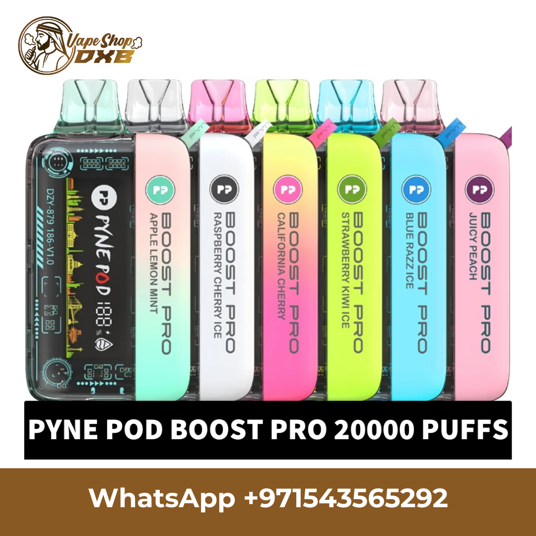 PYNE POD Boost Pro 20000 Puffs 50MG Disposable Vape – Dubai
