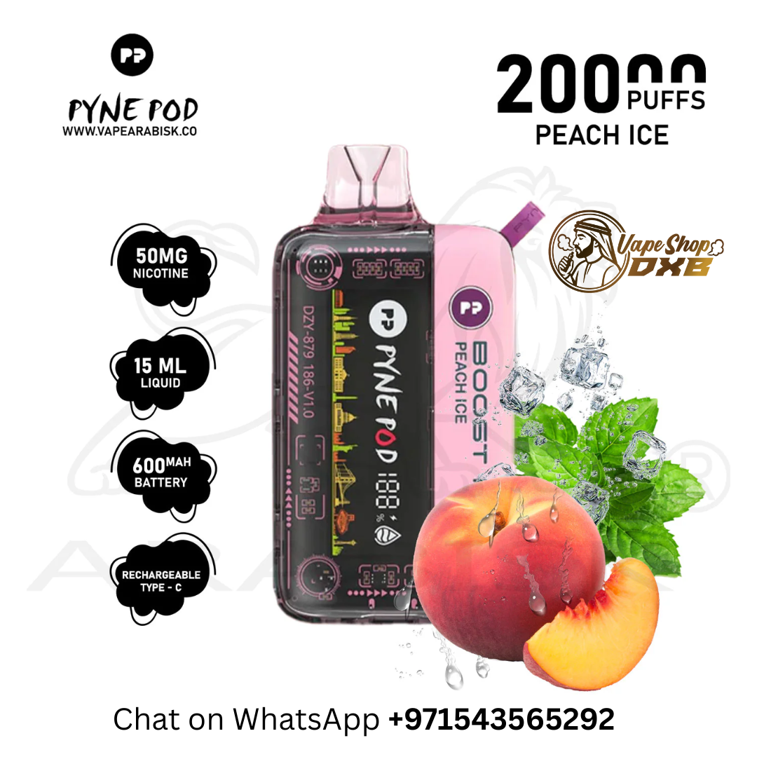 PYNE POD Boost Pro 20000 Puffs 50MG Disposable Vape – Dubai