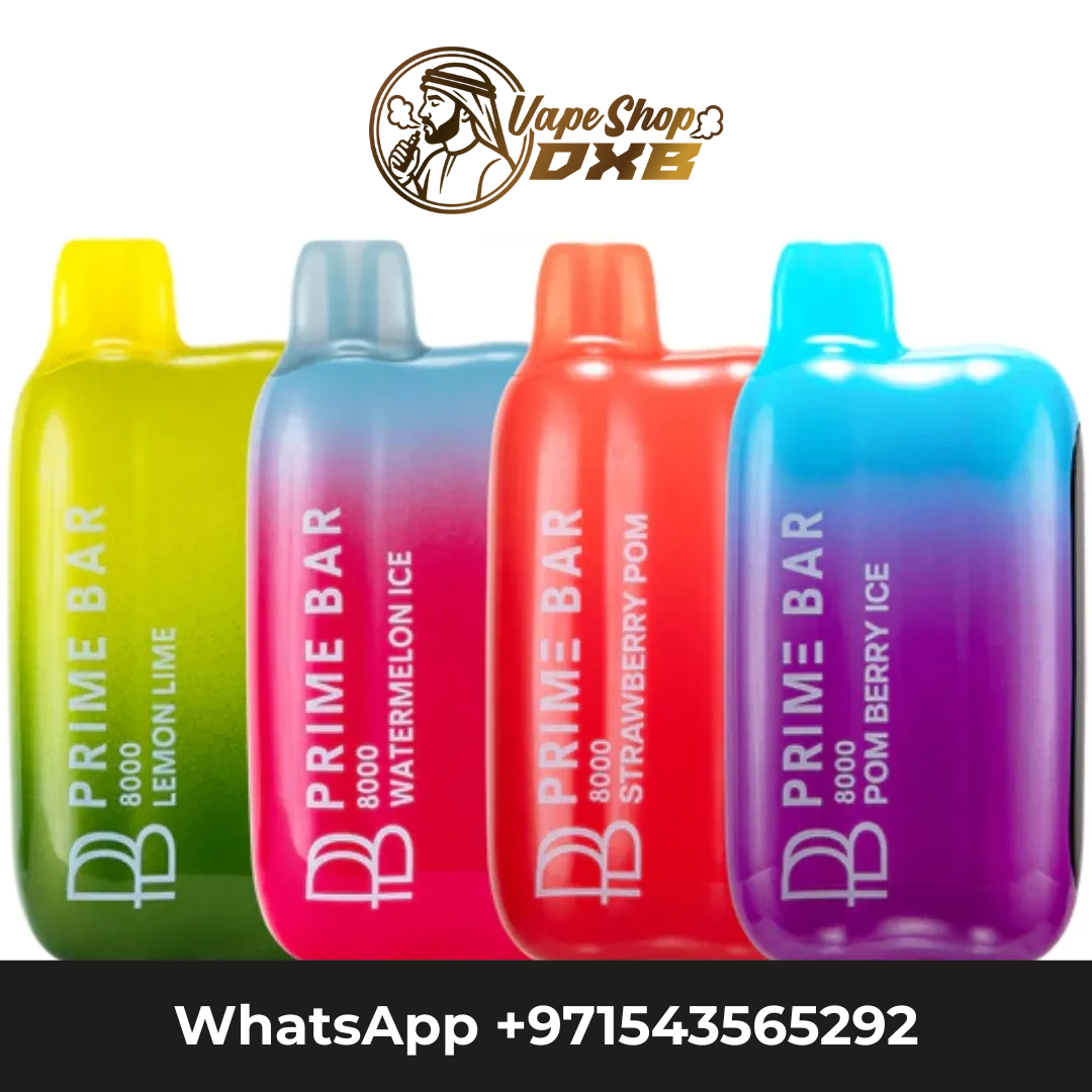 Prime Bar 8000 Puffs 50mg Disposable Vape Rechargeable Dubai UAE