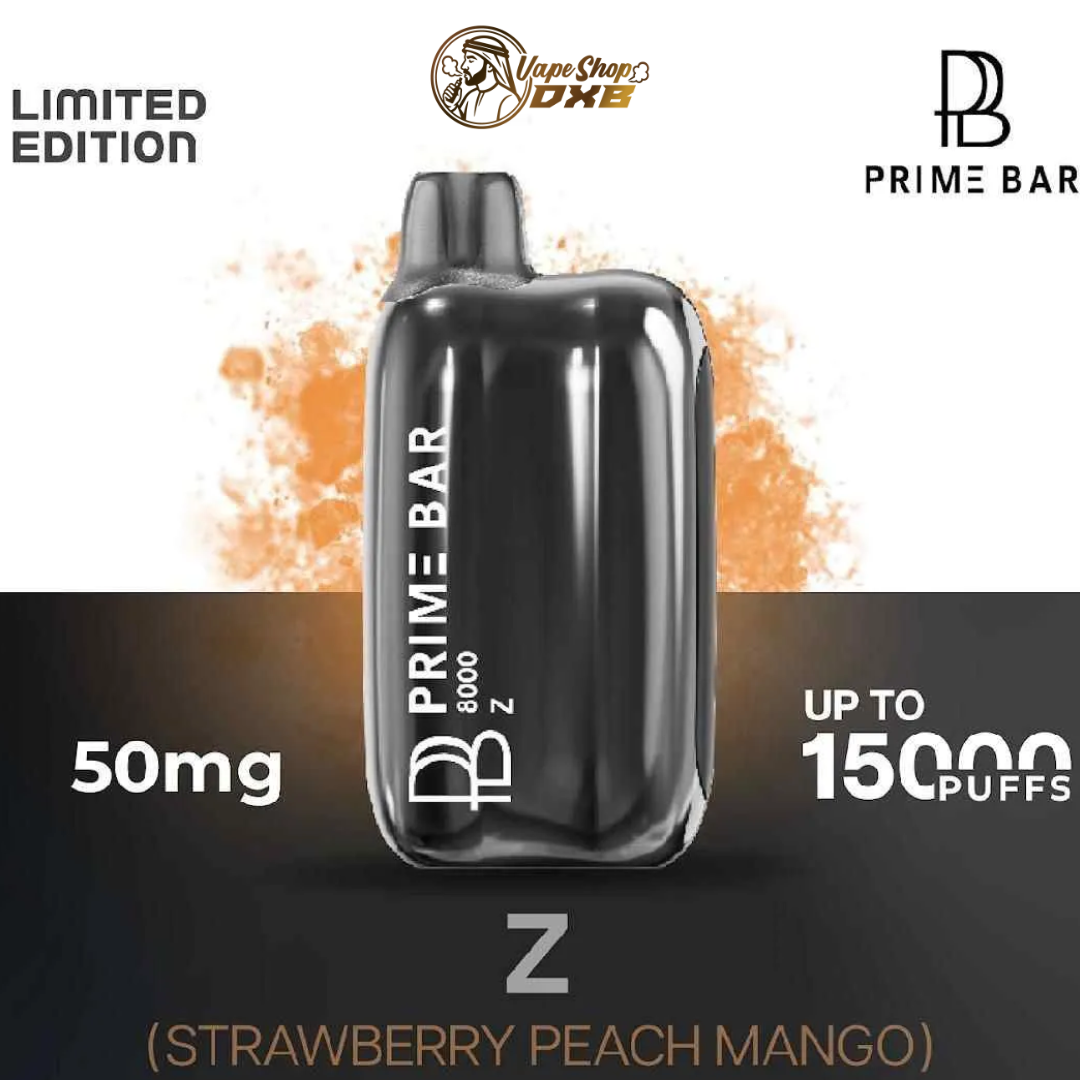 Prime Bar 8000 Puffs 50mg Disposable Vape Rechargeable Dubai UAE