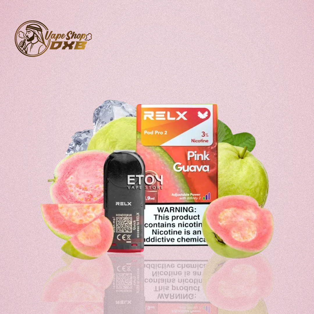 RELX Pod Pro 2 (3%) – 500 Puffs, 30+ Flavors Available in Dubai