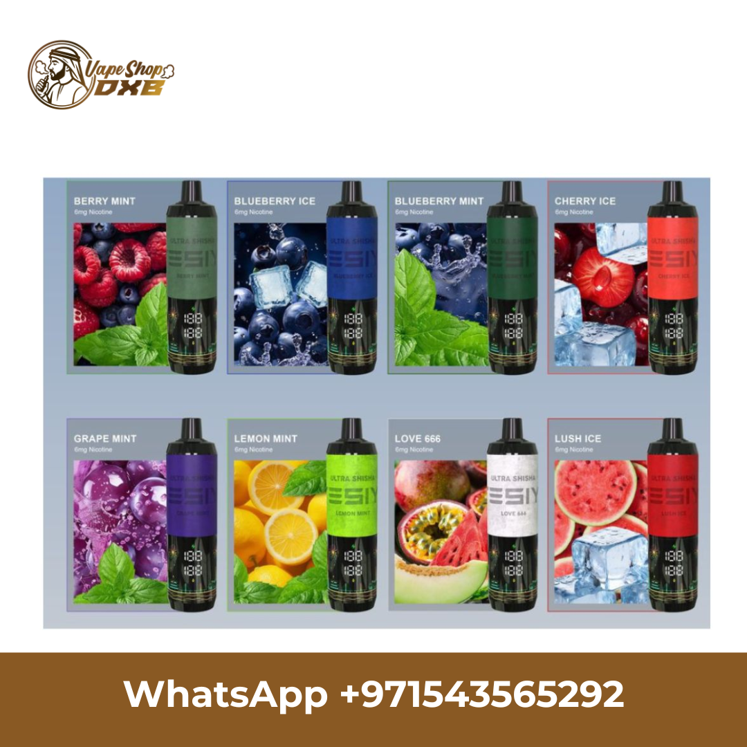 TESIYI Ultra Shisha 35000 Puffs Vape 6mg – Mesh Coil Dubai Edition