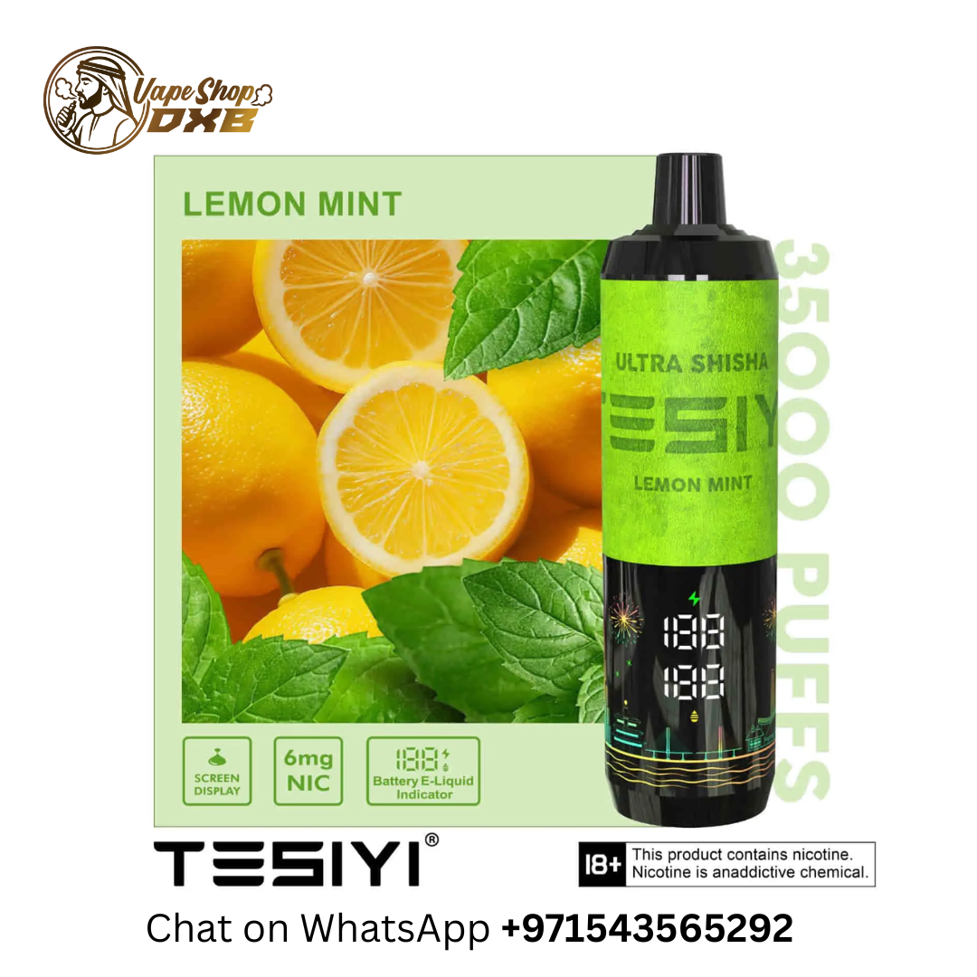 TESIYI Ultra Shisha 35000 Puffs Vape 6mg – Mesh Coil Dubai Edition