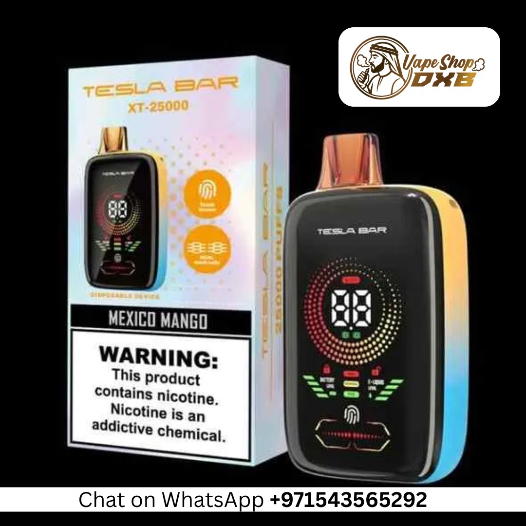 TESLA BAR XT 25000 Puffs 50MG Disposable Vape in Dubai