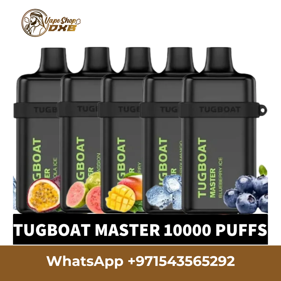 TUGBOAT Master 10000 Puffs Vape 20mg – Smooth Nicotine in Dubai