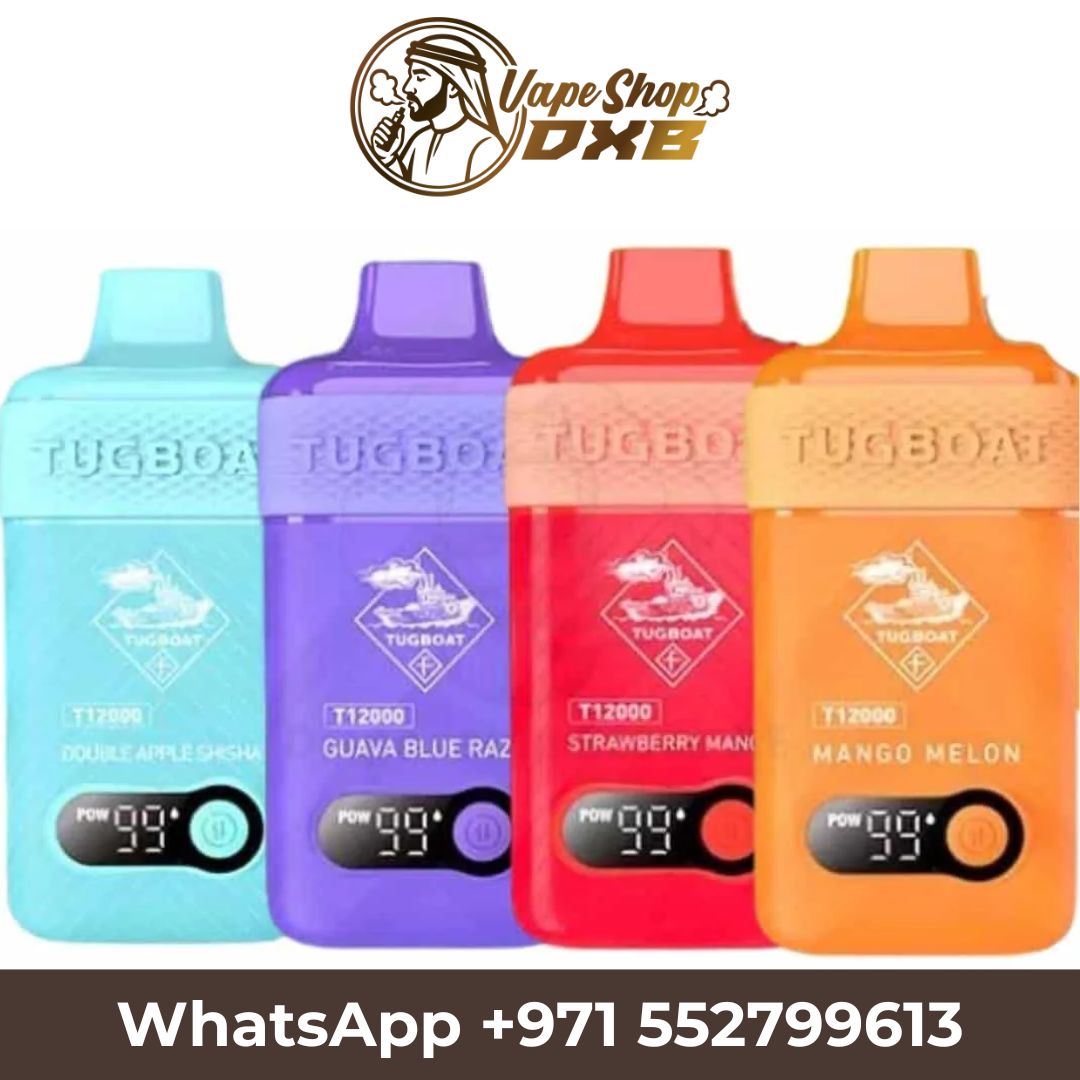 Tugboat T12000 Disposable Vape 50MG Rechargeable in Dubai | Vape Shop DXB