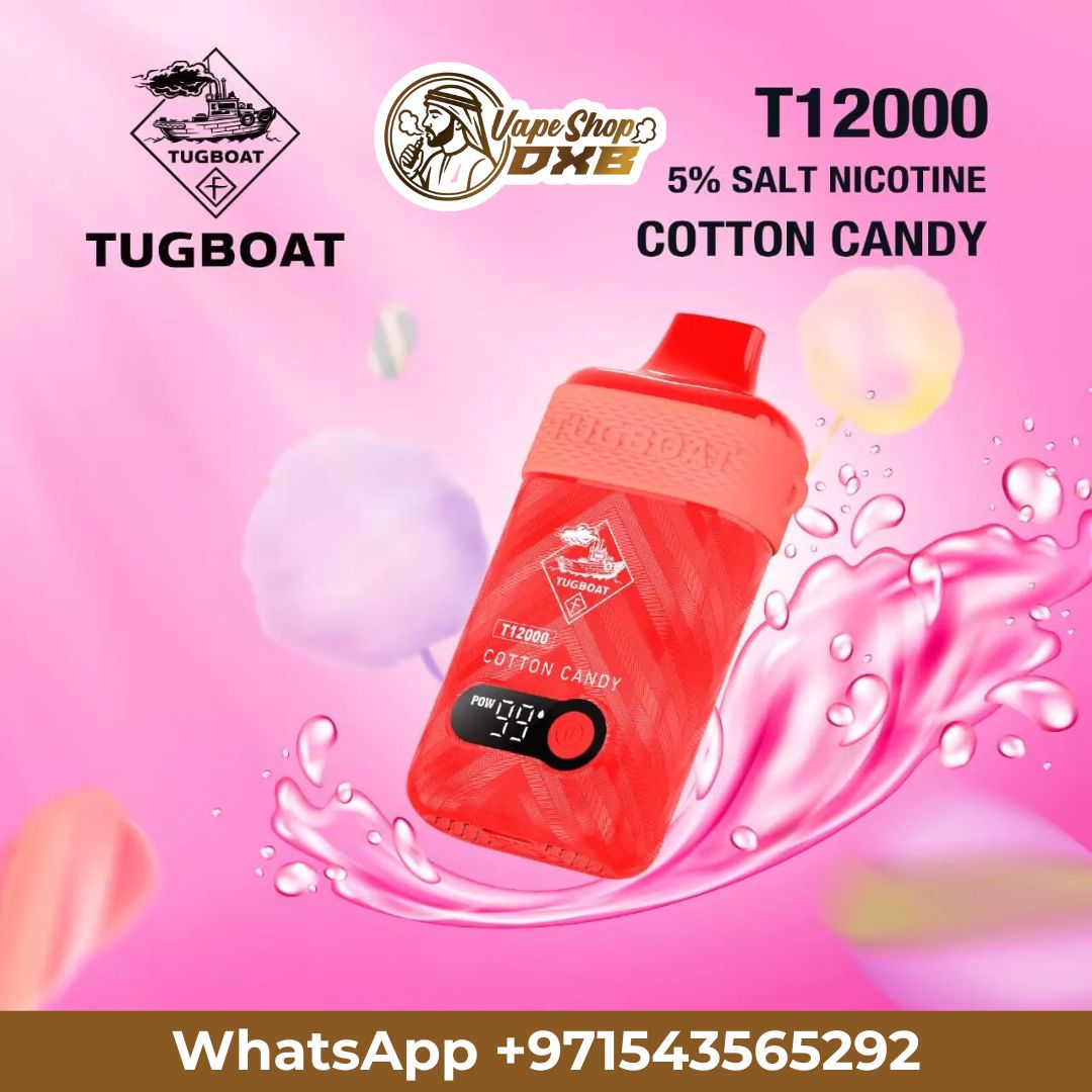 Tugboat T12000 Disposable Vape 50MG Rechargeable in Dubai | Vape Shop DXB