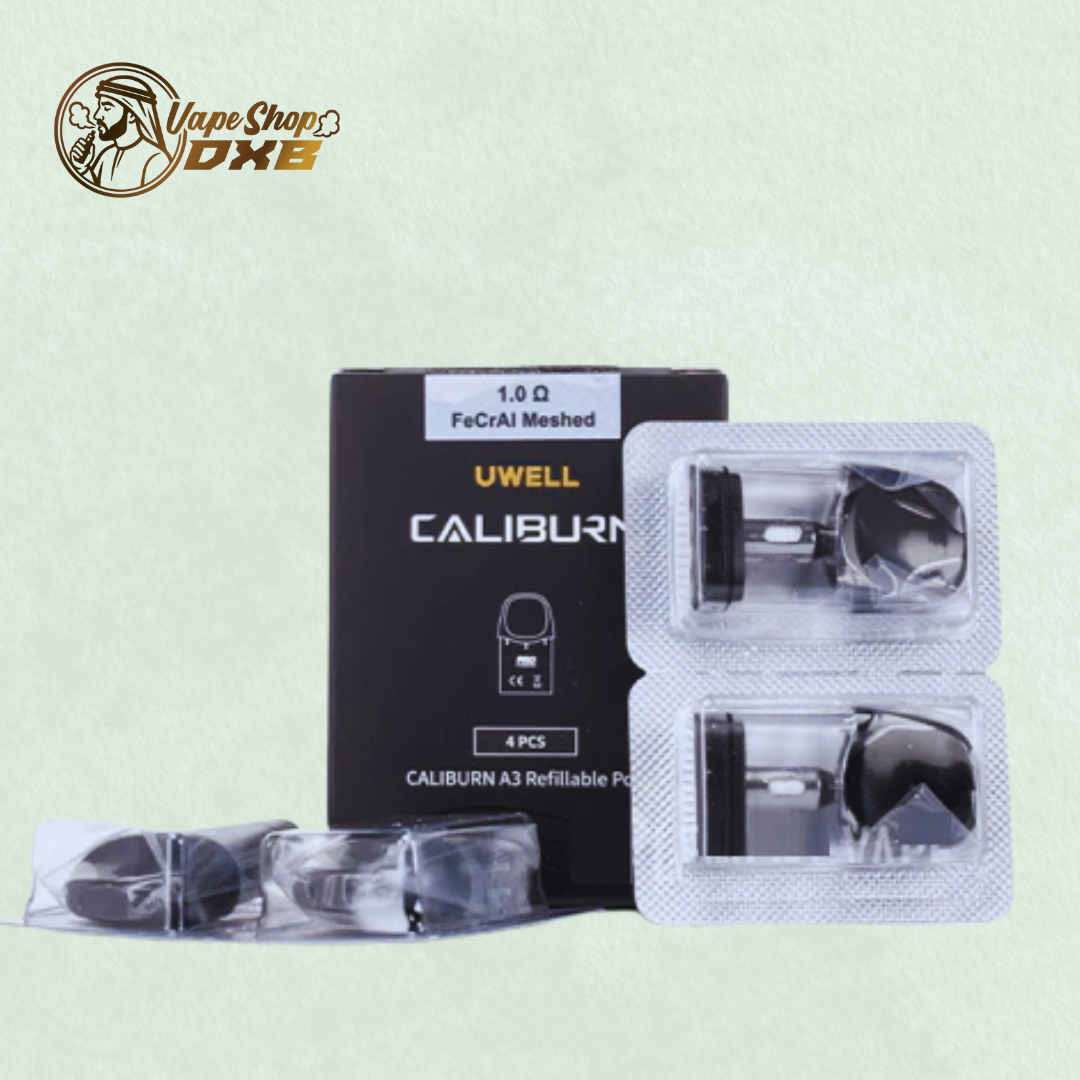 Uwell Caliburn A3, A3S, AK3 Pods 2ml – 0.8Ω & 1.0Ω | UAE Delivery