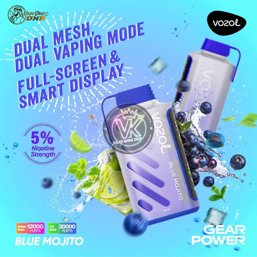 VOZOL Gear Power 20000 Puffs 50mg Dual Mode Disposable Vape Dubai