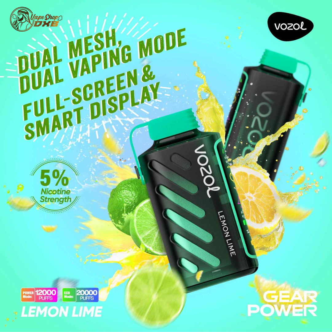 VOZOL Gear Power 20000 Puffs 50mg Dual Mode Disposable Vape Dubai