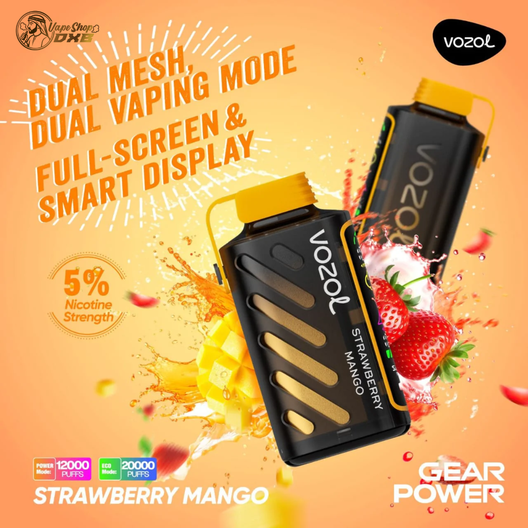VOZOL Gear Power 20000 Puffs 50mg Dual Mode Disposable Vape Dubai