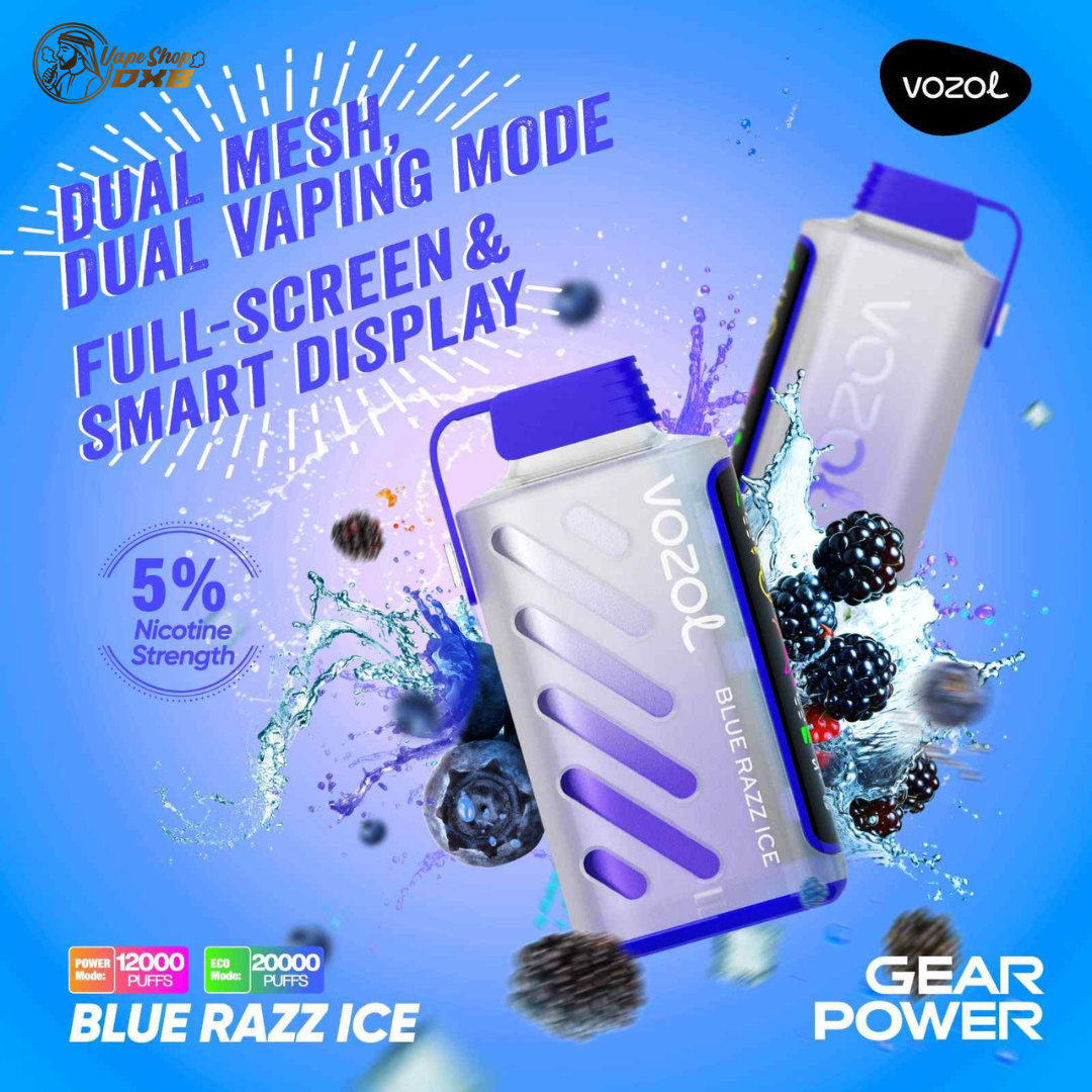 VOZOL Gear Power 20000 Puffs 50mg Dual Mode Disposable Vape Dubai